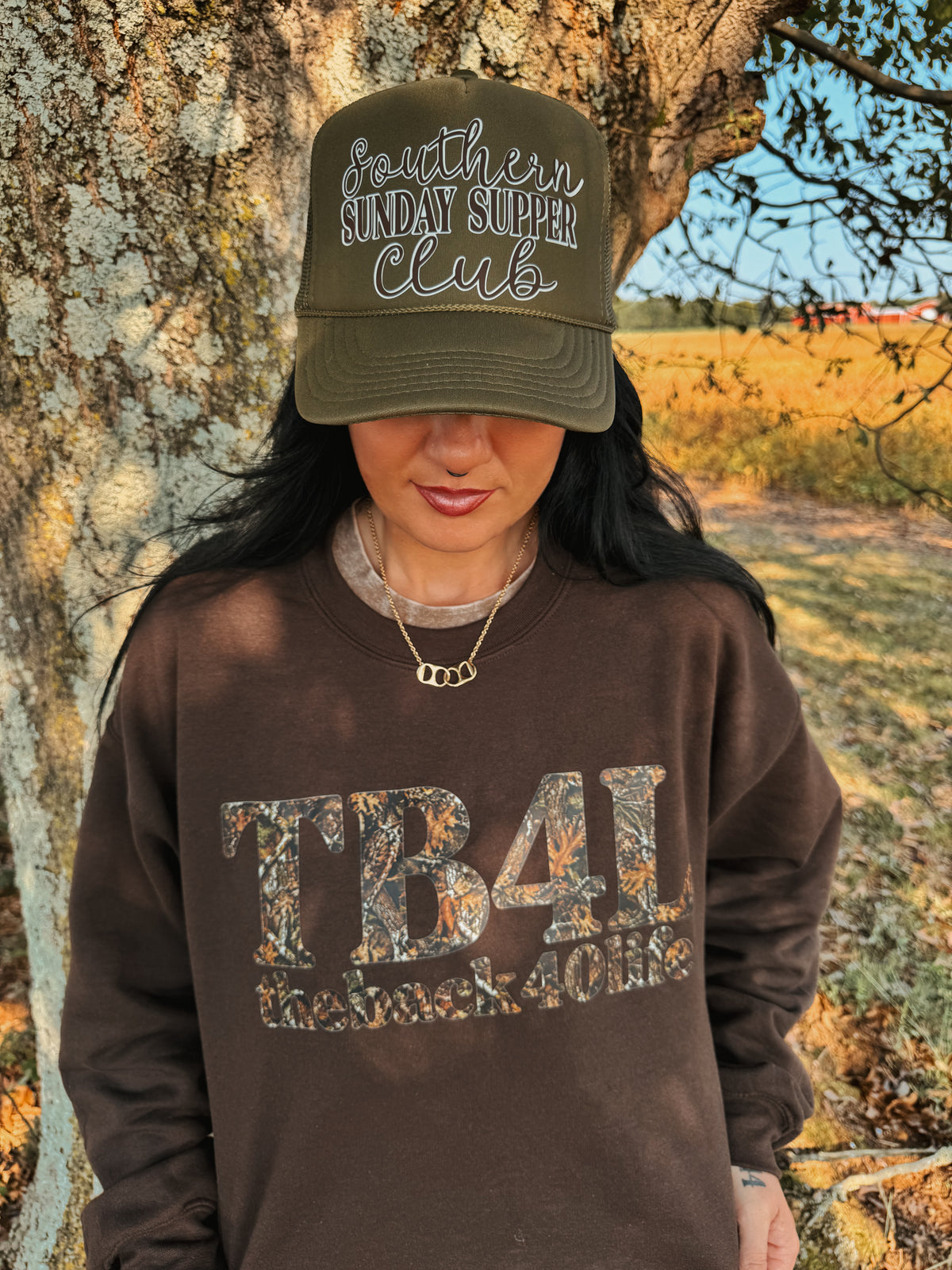TB4L CAMO SWEATSHIRT